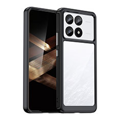 Silicone Transparent Frame Case Cover J01S for Xiaomi Redmi K70 5G Black