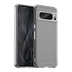 Silicone Transparent Frame Case Cover J02S for Google Pixel 8 Pro 5G Clear