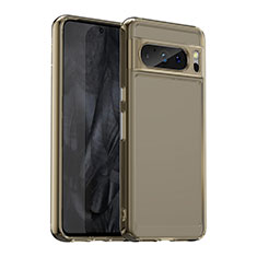 Silicone Transparent Frame Case Cover J02S for Google Pixel 8 Pro 5G Gray