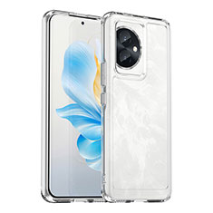 Silicone Transparent Frame Case Cover J02S for Huawei Honor 100 5G Clear