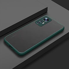 Silicone Transparent Frame Case Cover M02 for Xiaomi Mi 12 Pro 5G Green