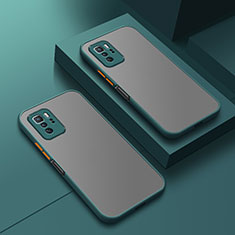 Silicone Transparent Frame Case Cover P01 for Xiaomi Poco X3 GT 5G Green