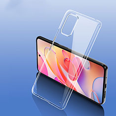 Silicone Transparent Frame Case Cover W01L for Xiaomi POCO M3 Pro 5G Clear