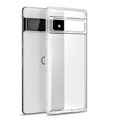 Silicone Transparent Frame Case Cover WL1 for Google Pixel 7 Pro 5G Clear