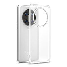 Silicone Transparent Frame Case Cover WL1 for Huawei Mate 50 Pro Clear