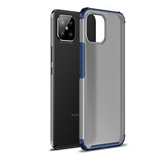 Silicone Transparent Frame Case Cover WL1 for Huawei Nova 8 SE 4G Blue