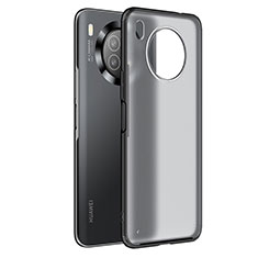 Silicone Transparent Frame Case Cover WL1 for Huawei Nova 8i Black