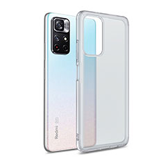 Silicone Transparent Frame Case Cover WL1 for Xiaomi Poco M4 Pro 5G Clear