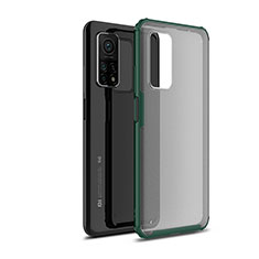 Silicone Transparent Frame Case Cover WL1 for Xiaomi Redmi K30S 5G Green