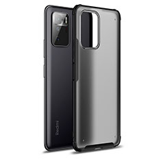 Silicone Transparent Frame Case Cover WL1 for Xiaomi Redmi Note 10 Pro 5G Black