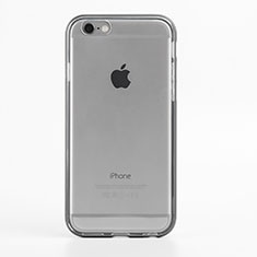 Silicone Transparent Frame Case for Apple iPhone 6S Gray