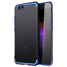 Silicone Transparent Frame Cover for Xiaomi Mi Note 3 Blue