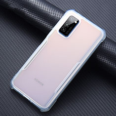 Silicone Transparent Mirror Frame Case Cover for Huawei Honor V30 Pro 5G Clear