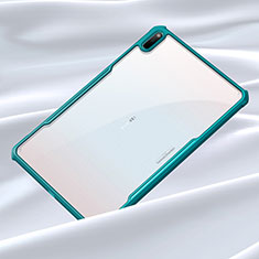 Silicone Transparent Mirror Frame Case Cover for Huawei MatePad 10.4 Cyan