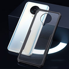 Silicone Transparent Mirror Frame Case Cover H01 for Xiaomi Poco F2 Pro Black