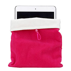 Sleeve Velvet Bag Case Pocket for Apple New iPad 9.7 (2018) Hot Pink