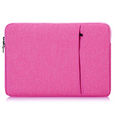 Sleeve Velvet Bag Case Pocket L04 for Huawei Honor MagicBook 15 Hot Pink