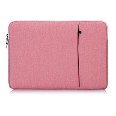 Sleeve Velvet Bag Case Pocket L04 for Huawei Honor MagicBook 15 Pink