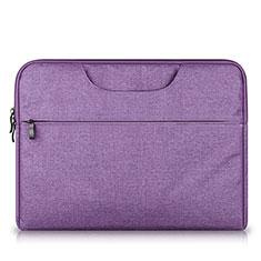 Sleeve Velvet Bag Case Pocket S03 for Huawei Matebook X Pro (2020) 13.9 Purple