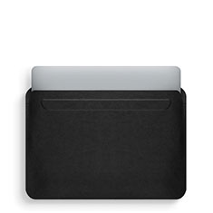 Sleeve Velvet Bag Leather Case Pocket L02 for Apple MacBook Air 13 inch Black