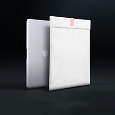 Sleeve Velvet Bag Leather Case Pocket L03 for Apple MacBook Air 13 inch White
