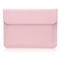 Sleeve Velvet Bag Leather Case Pocket L03 for Huawei Matebook X Pro (2020) 13.9 Pink