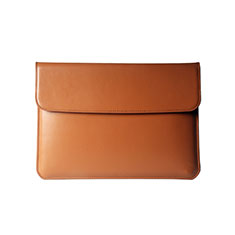 Sleeve Velvet Bag Leather Case Pocket L05 for Apple MacBook Air 13 inch Orange