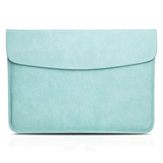 Sleeve Velvet Bag Leather Case Pocket L06 for Apple MacBook Air 13 inch Cyan