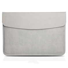 Sleeve Velvet Bag Leather Case Pocket L06 for Apple MacBook Air 13 inch Gray