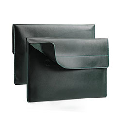 Sleeve Velvet Bag Leather Case Pocket L11 for Apple MacBook 12 inch Green