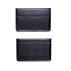 Sleeve Velvet Bag Leather Case Pocket L14 for Apple MacBook Pro 15 inch Black