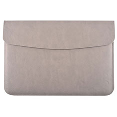 Sleeve Velvet Bag Leather Case Pocket L15 for Apple MacBook Air 13 inch Gray