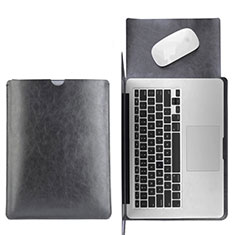 Sleeve Velvet Bag Leather Case Pocket L17 for Apple MacBook Air 13 inch (2020) Black