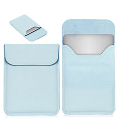 Sleeve Velvet Bag Leather Case Pocket L19 for Apple MacBook Air 13 inch Sky Blue