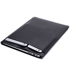 Sleeve Velvet Bag Leather Case Pocket L20 for Apple MacBook 12 inch Black