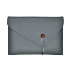 Sleeve Velvet Bag Leather Case Pocket L22 for Apple MacBook Air 13 inch (2020) Gray