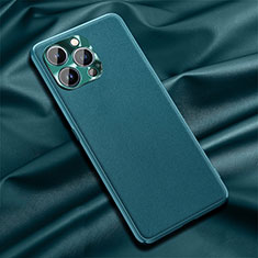 Soft Luxury Leather Snap On Case Cover A01 for Apple iPhone 15 Pro Max Green