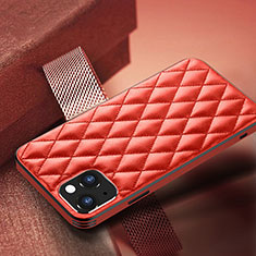 Soft Luxury Leather Snap On Case Cover A07 for Apple iPhone 15 Red