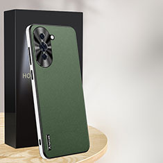 Soft Luxury Leather Snap On Case Cover AT1 for Huawei Nova 10 Pro Green