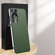 Soft Luxury Leather Snap On Case Cover AT1 for Xiaomi Mi 12T 5G Green