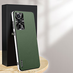 Soft Luxury Leather Snap On Case Cover AT1 for Xiaomi Redmi K60 5G Green