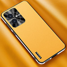 Soft Luxury Leather Snap On Case Cover AT2 for Huawei Honor 100 5G Yellow