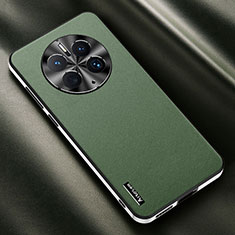 Soft Luxury Leather Snap On Case Cover AT2 for Huawei Mate 50 Pro Green