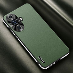 Soft Luxury Leather Snap On Case Cover AT2 for Huawei Nova 11 Green