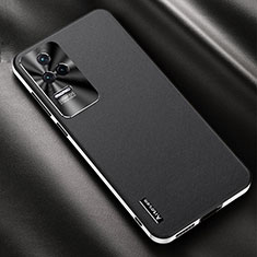 Soft Luxury Leather Snap On Case Cover AT2 for Xiaomi Redmi K50 Pro 5G Black