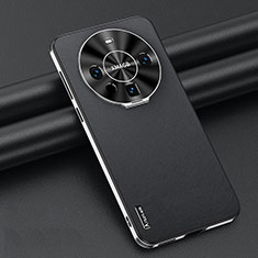 Soft Luxury Leather Snap On Case Cover AT3 for Huawei Mate 60 Pro Black