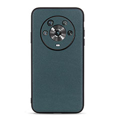 Soft Luxury Leather Snap On Case Cover B01H for Huawei Honor Magic4 5G Green