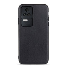 Soft Luxury Leather Snap On Case Cover B01H for Xiaomi Redmi K50 Pro 5G Black