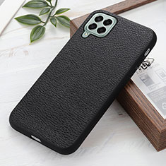 Soft Luxury Leather Snap On Case Cover B02H for Samsung Galaxy M33 5G Black
