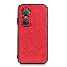 Soft Luxury Leather Snap On Case Cover B03H for Huawei Honor 50 SE 5G Red